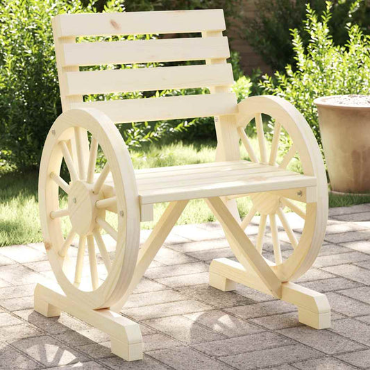 vidaXL Garden Chairs 2 pcs 58x58x78,5 cm Solid Wood Fir