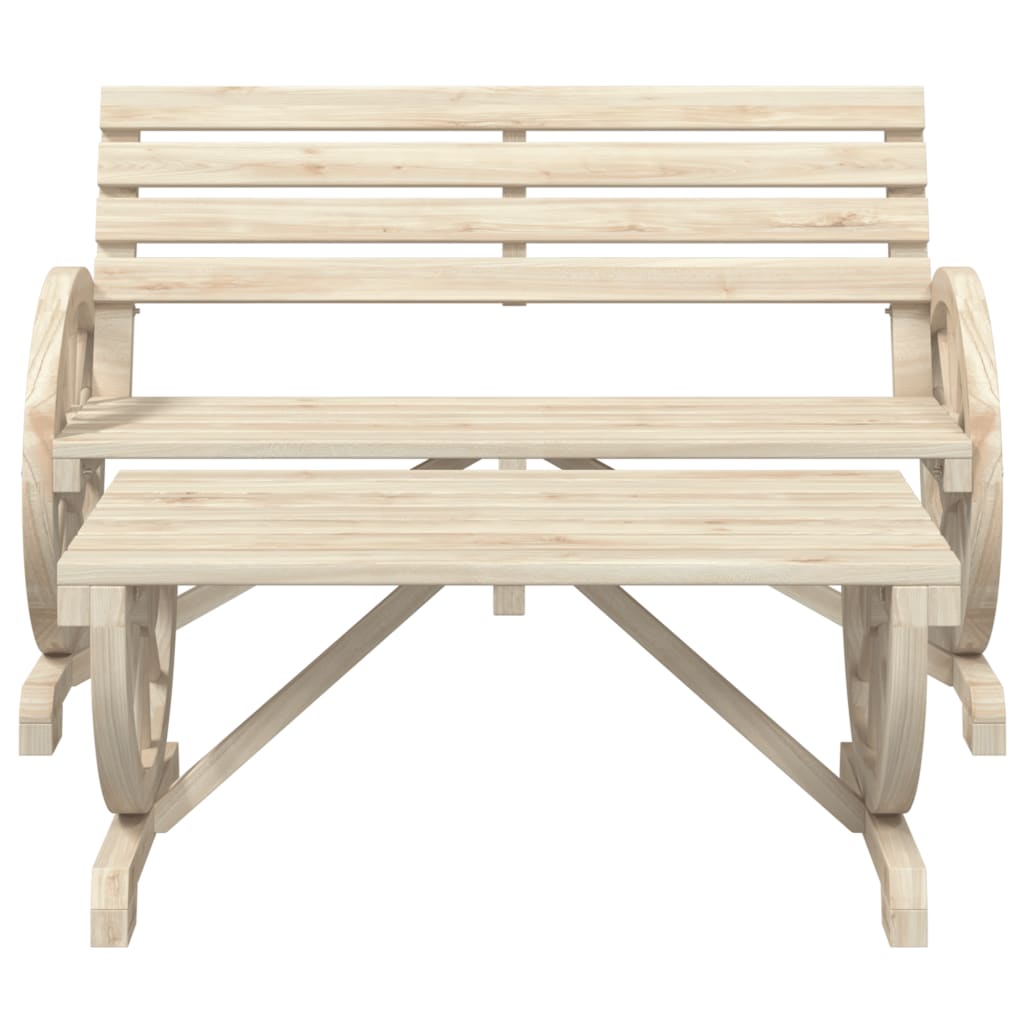 vidaXL Garden Lounge Set | natural wood | Solid fir wood | Medium | Durable