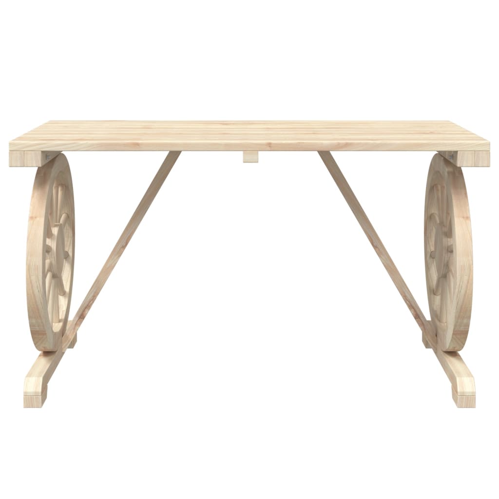 vidaXL Garden Table 115x55x65 cm Solid Wood Fir