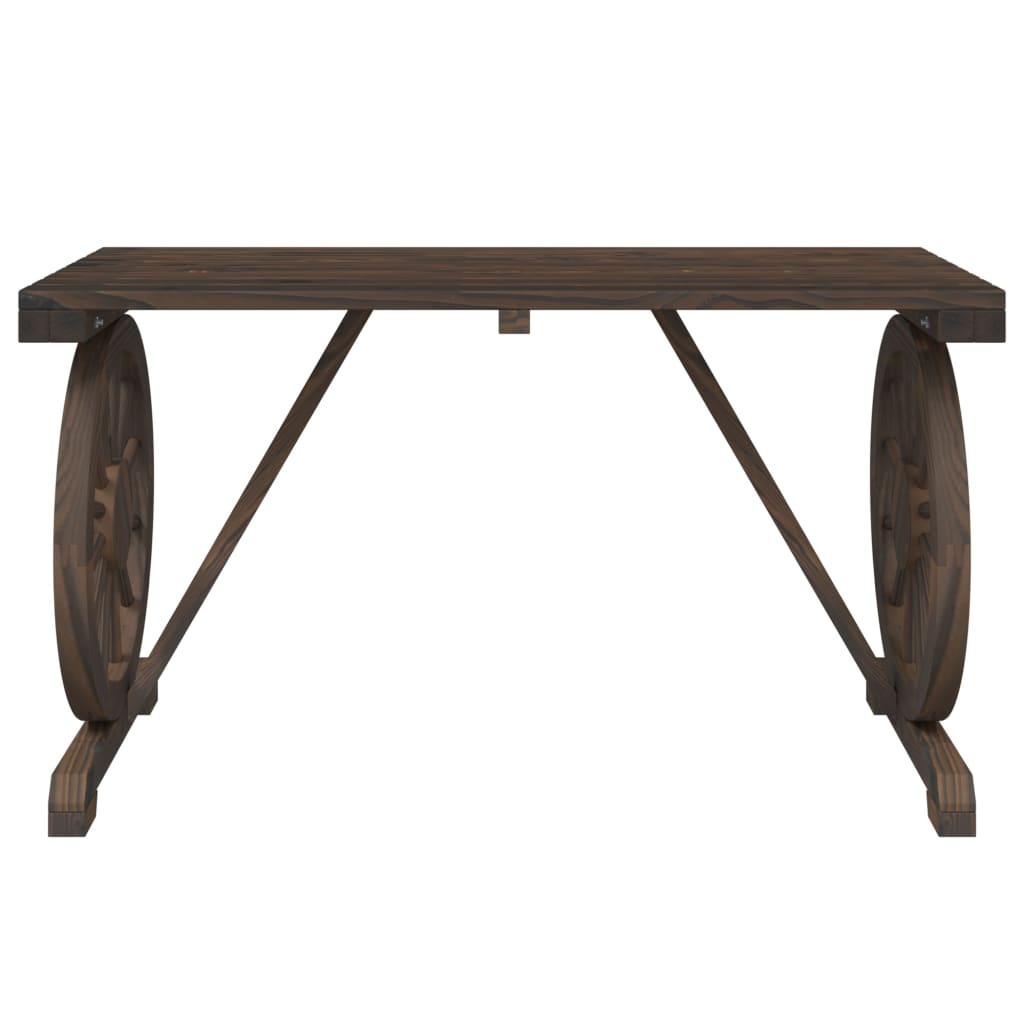 vidaXL Garden Table 115x55x65 cm Solid Wood Fir
