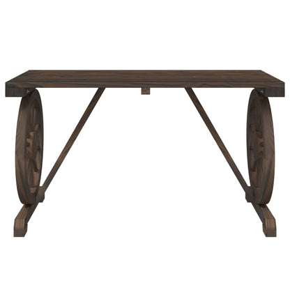 vidaXL Garden Table 115x55x65 cm Solid Wood Fir