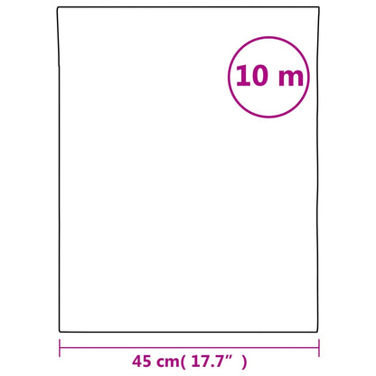 vidaXL Window Film Frosted Grey 45x1000 cm PVC