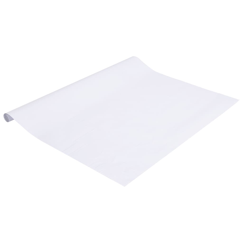 vidaXL Window Film Frosted White 45x2000 cm PVC