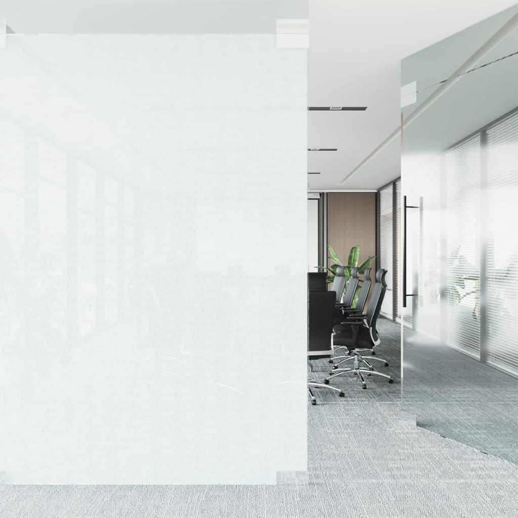 vidaXL Window Film | White | PVC | 90 x 500 cm | Decorative Inlays | Window Film