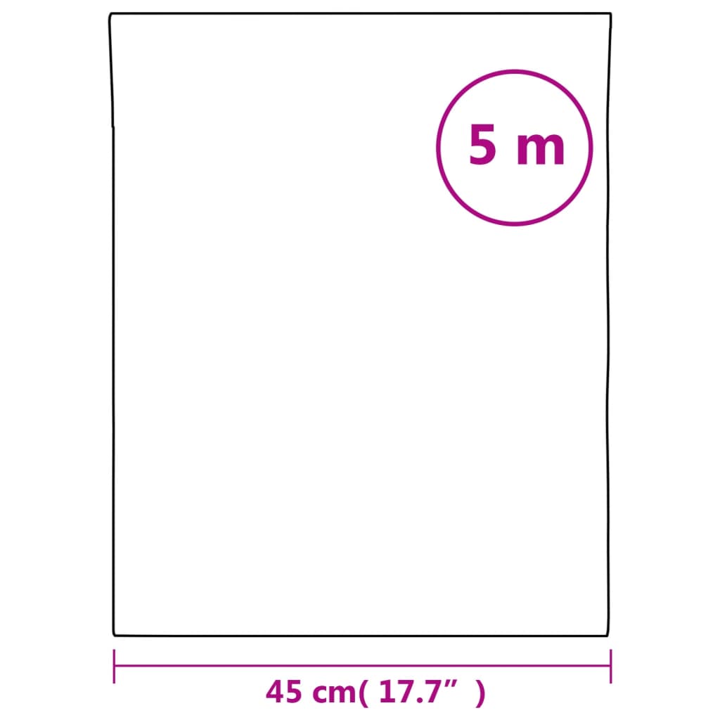 vidaXL Window Film | PVC | 45x500 cm | Adjustable Armrests | Window Film