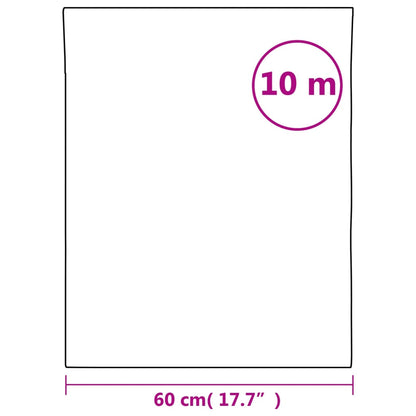 vidaXL Window Film | Frosted | PVC | 60 x 1000 cm | Water-resistant materials
