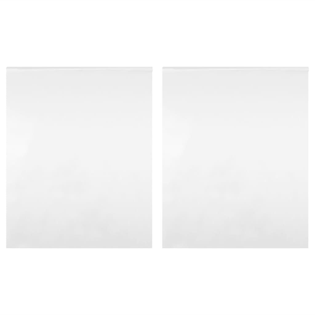vidaXL Mirror Films 2 pcs Self-Adhesive 90x200 cm PET