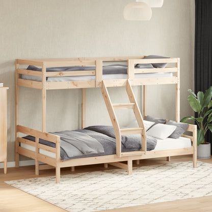 vidaXL Bunk Bed without Mattress 80x200/120x200 cm Solid Wood