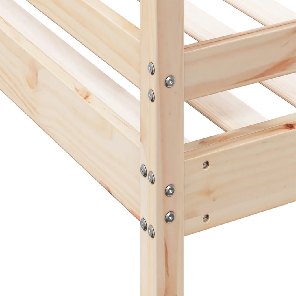 vidaXL Bunk Bed without Mattress 80x200/140x200 cm Solid Wood