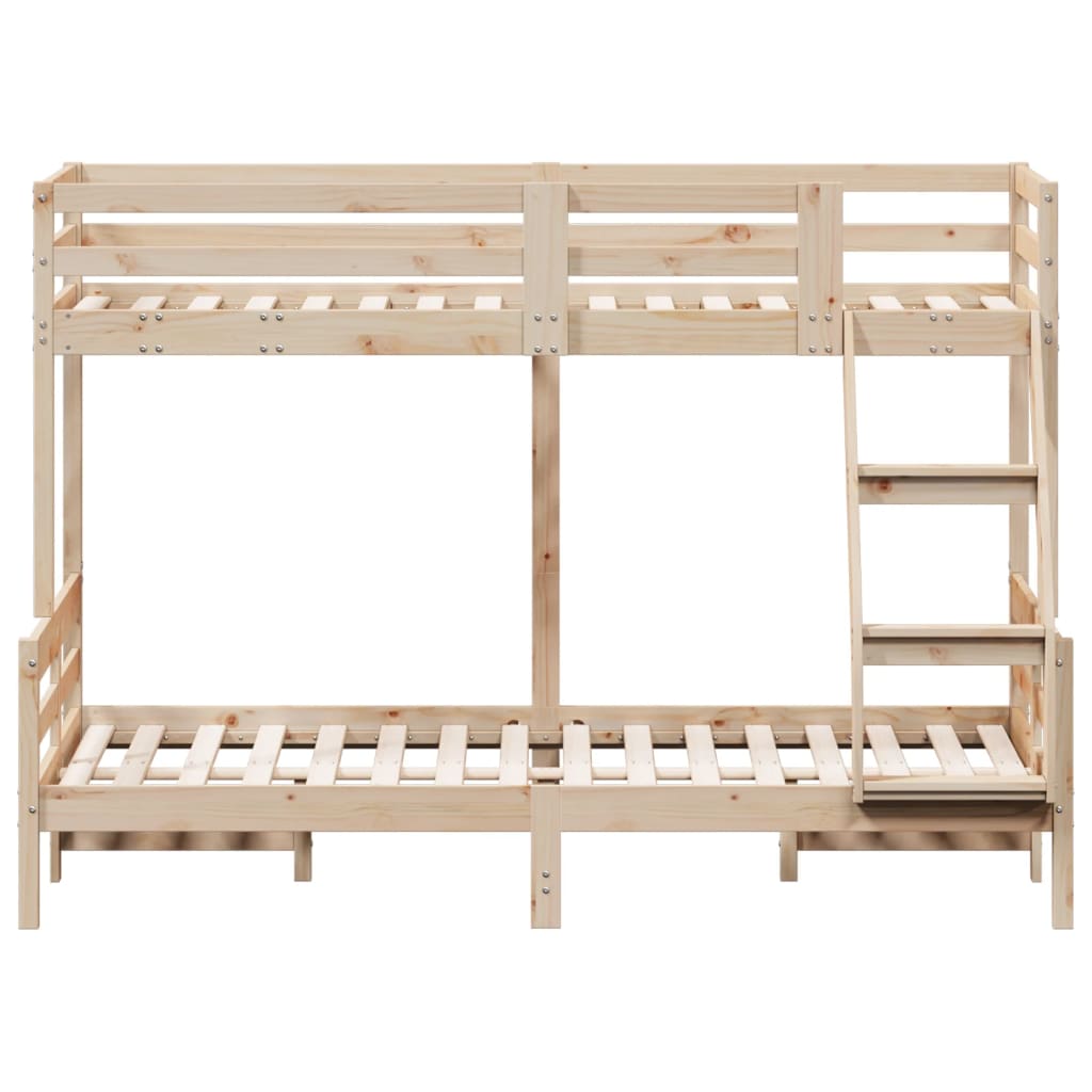 vidaXL Bunk Bed without Mattress 80x200/120x200 cm Solid Wood