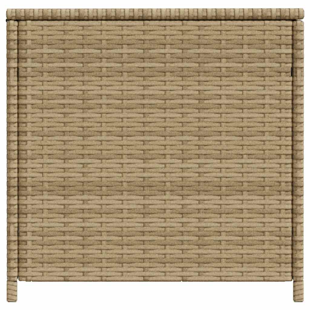 vidaXL Garden Storage Box Mix Beige 469L Poly Rattan