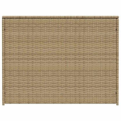 vidaXL Garden Storage Box Mix Beige 984L Poly Rattan