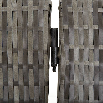 vidaXL Room Divider 6 Panels Grey Poly Rattan