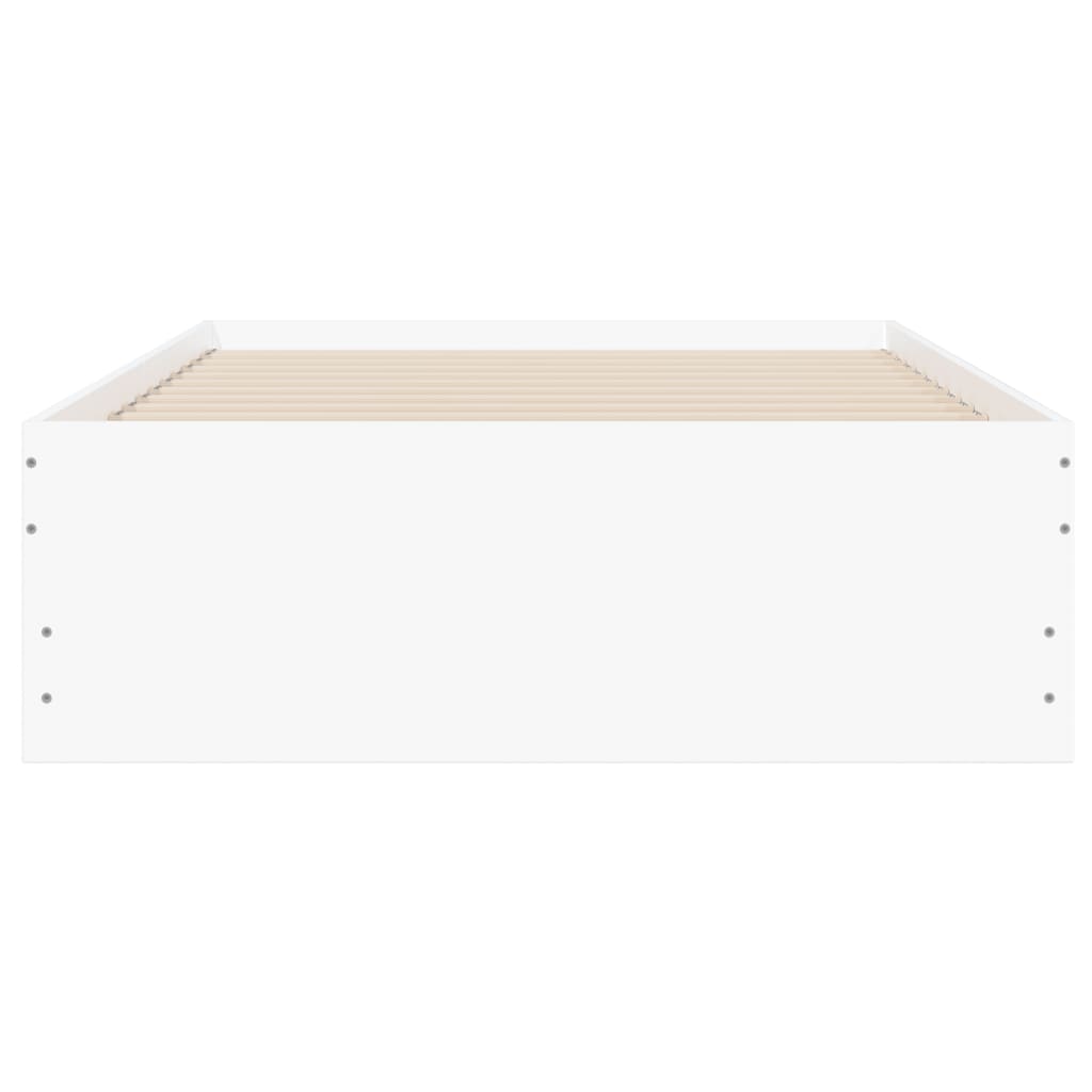 vidaXL Bed Frame with Drawers without Mattress White 90x200 cm