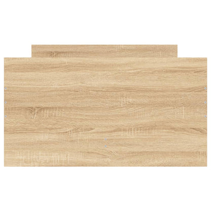 vidaXL Bed Frame | Sonoma Oak | Engineered wood, Plywood | Single