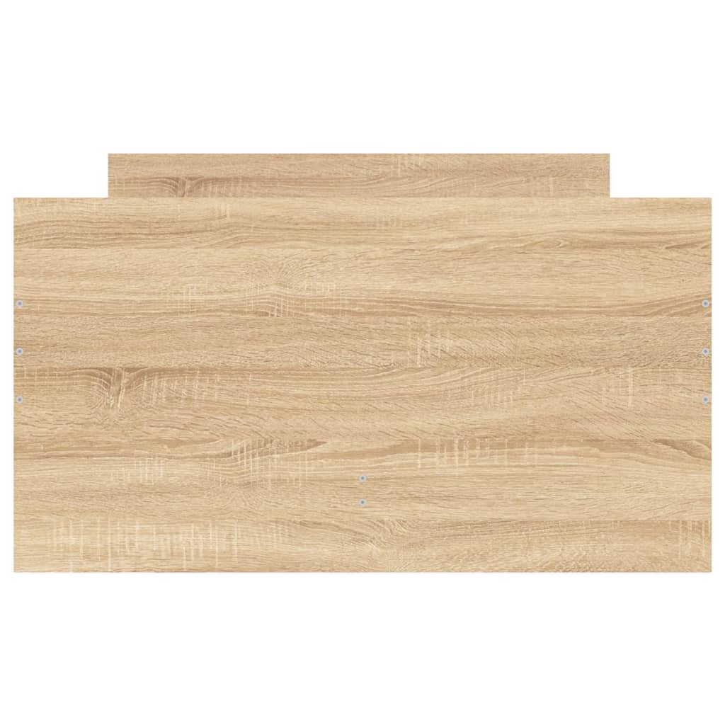 vidaXL Bed Frame with Drawers without Mattress Sonoma Oak 90x200 cm