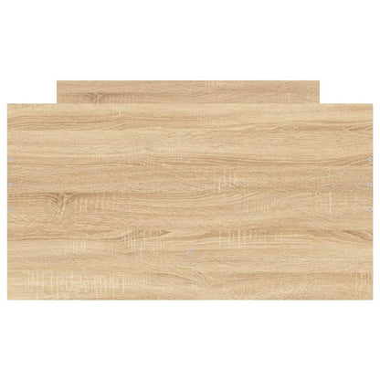 vidaXL Bed Frame with Drawers without Mattress Sonoma Oak 90x200 cm