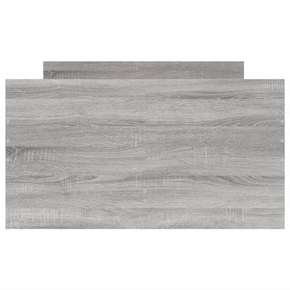 vidaXL Bed Frame with Drawers without Mattress Grey Sonoma 90x200 cm