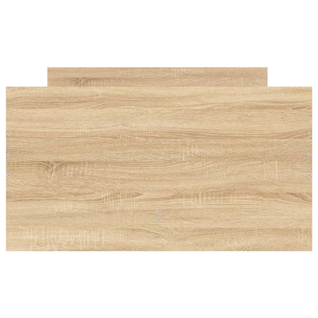 vidaXL Bed Frame | Sonoma oak | Engineered wood | Single | Bed Frame