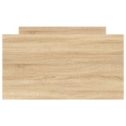 vidaXL Bed Frame | Sonoma oak | Engineered wood | Single | Bed Frame