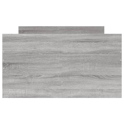 vidaXL Bed Frame with Drawers without Mattress Grey Sonoma 90x190 cm Single