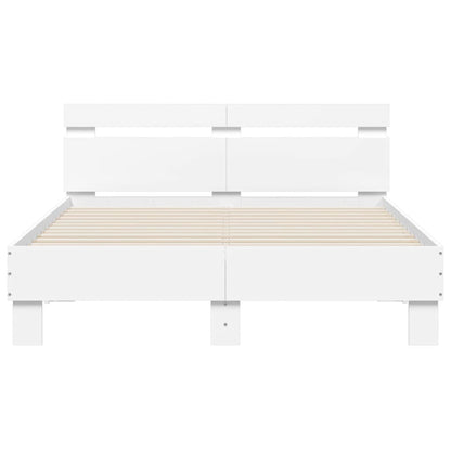 vidaXL Bed Frame without Mattress White 120x190 cm
