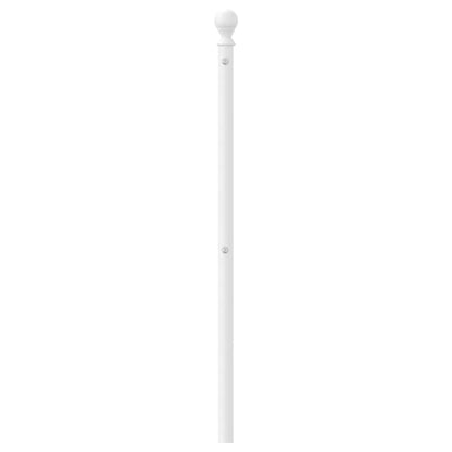 vidaXL Metal Replace Headboard White 100 cm