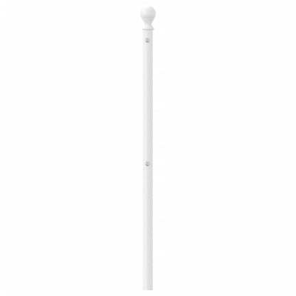 vidaXL Metal Replace Headboard White 160 cm