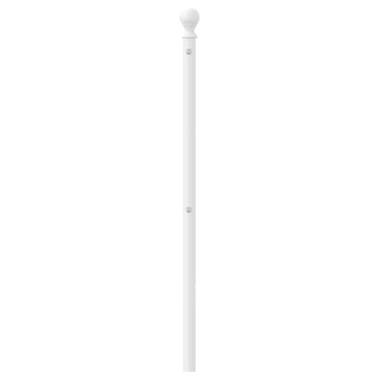 vidaXL Metal Replace Headboard White 180 cm