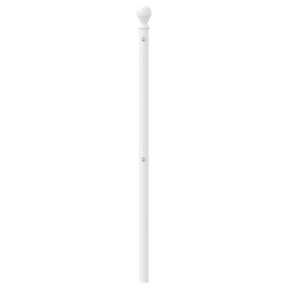 vidaXL Metal Replace Headboard White 193 cm