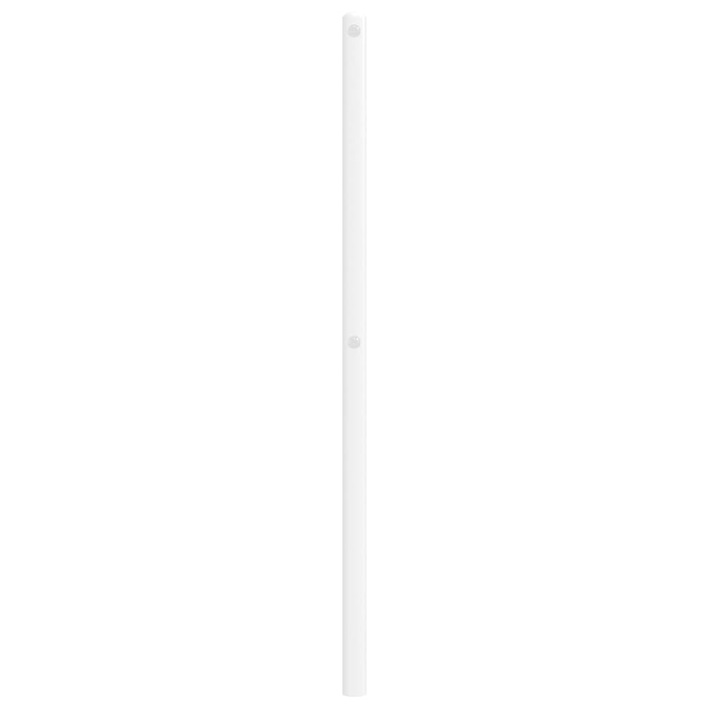 vidaXL Metal Replace Headboard White 200 cm