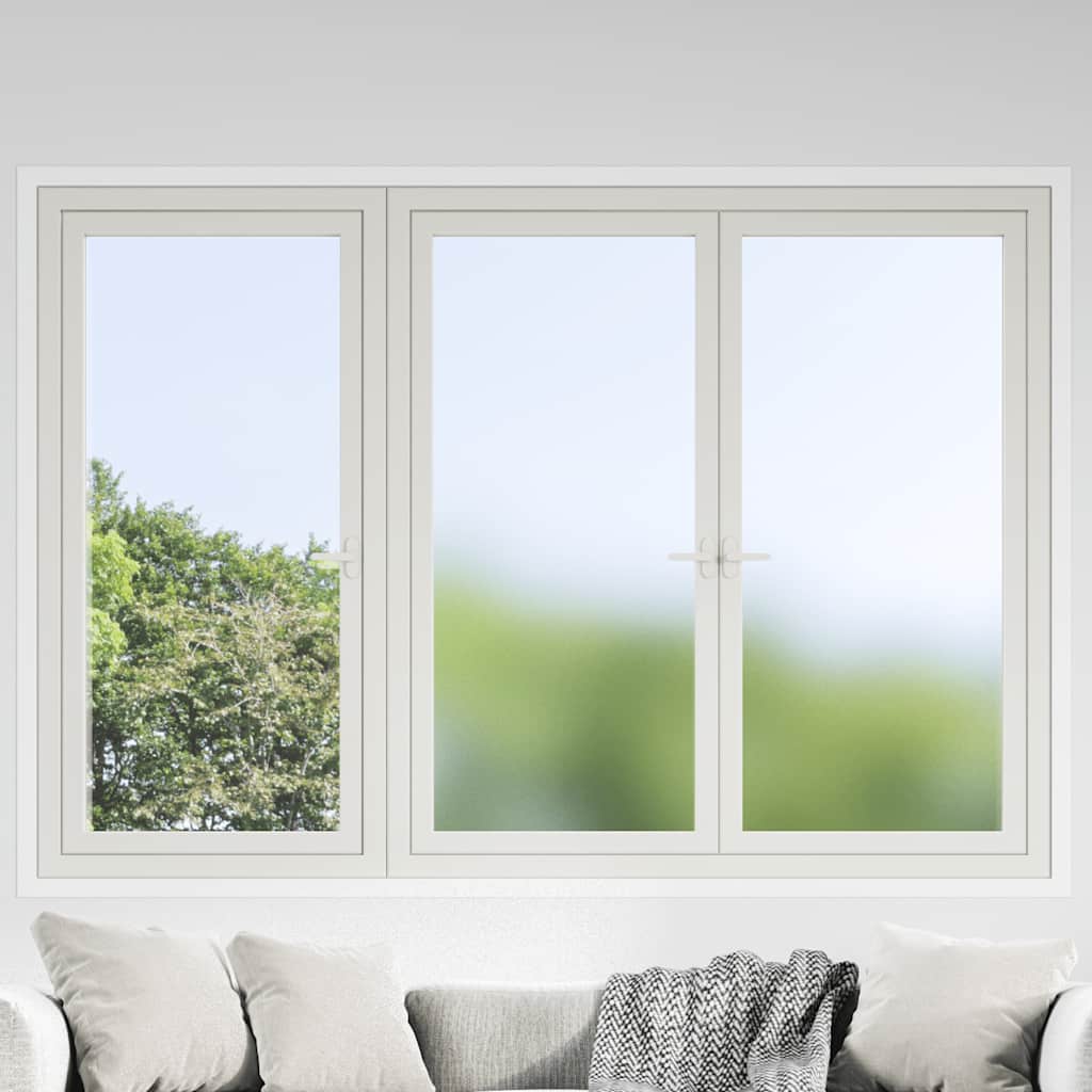 vidaXL Window Films 5 pcs Static Frosted Grey PVC