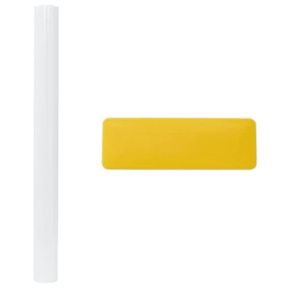 vidaXL Window Films 3 pcs Static Frosted White PVC