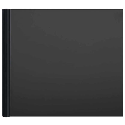 vidaXL Window Films 5 pcs Static Frosted Black PVC