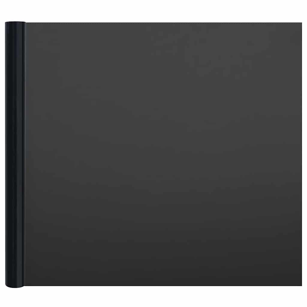 vidaXL Window Films 3 pcs Static Frosted Black PVC