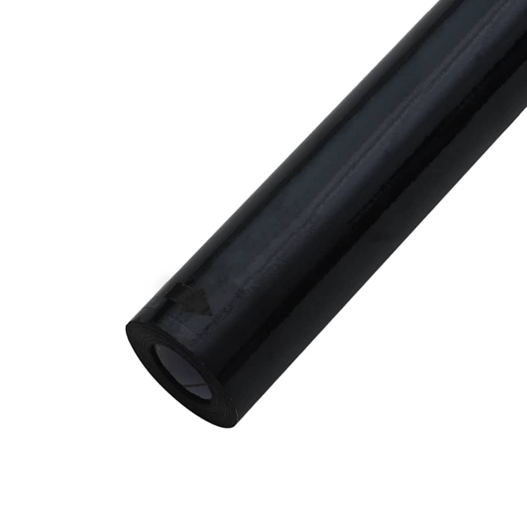 vidaXL Window Films 3 pcs Static Frosted Black PVC