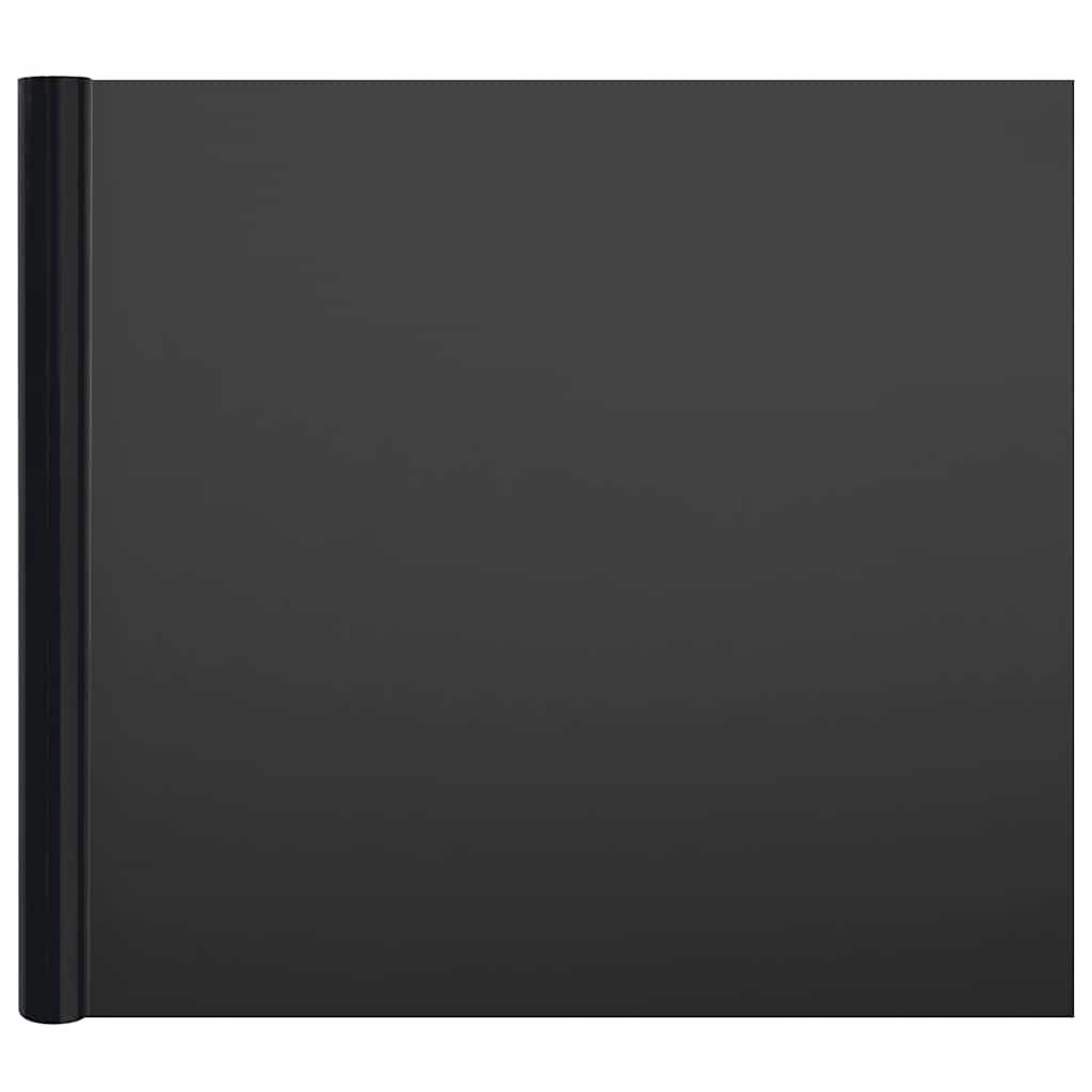 vidaXL Window Films 5 pcs Static Frosted Black PVC