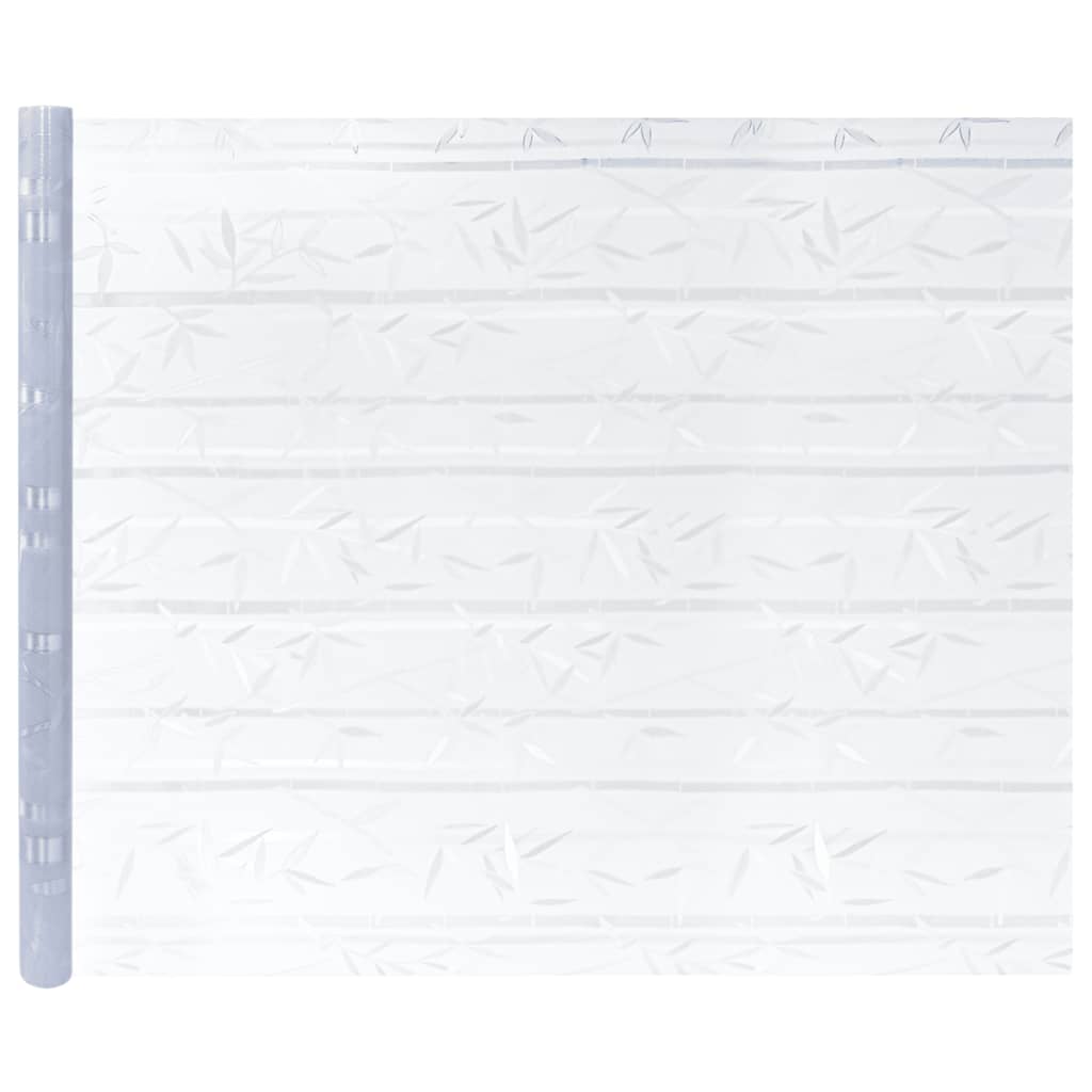 vidaXL Window Films 2 pcs Frosted Bamboo Pattern PVC