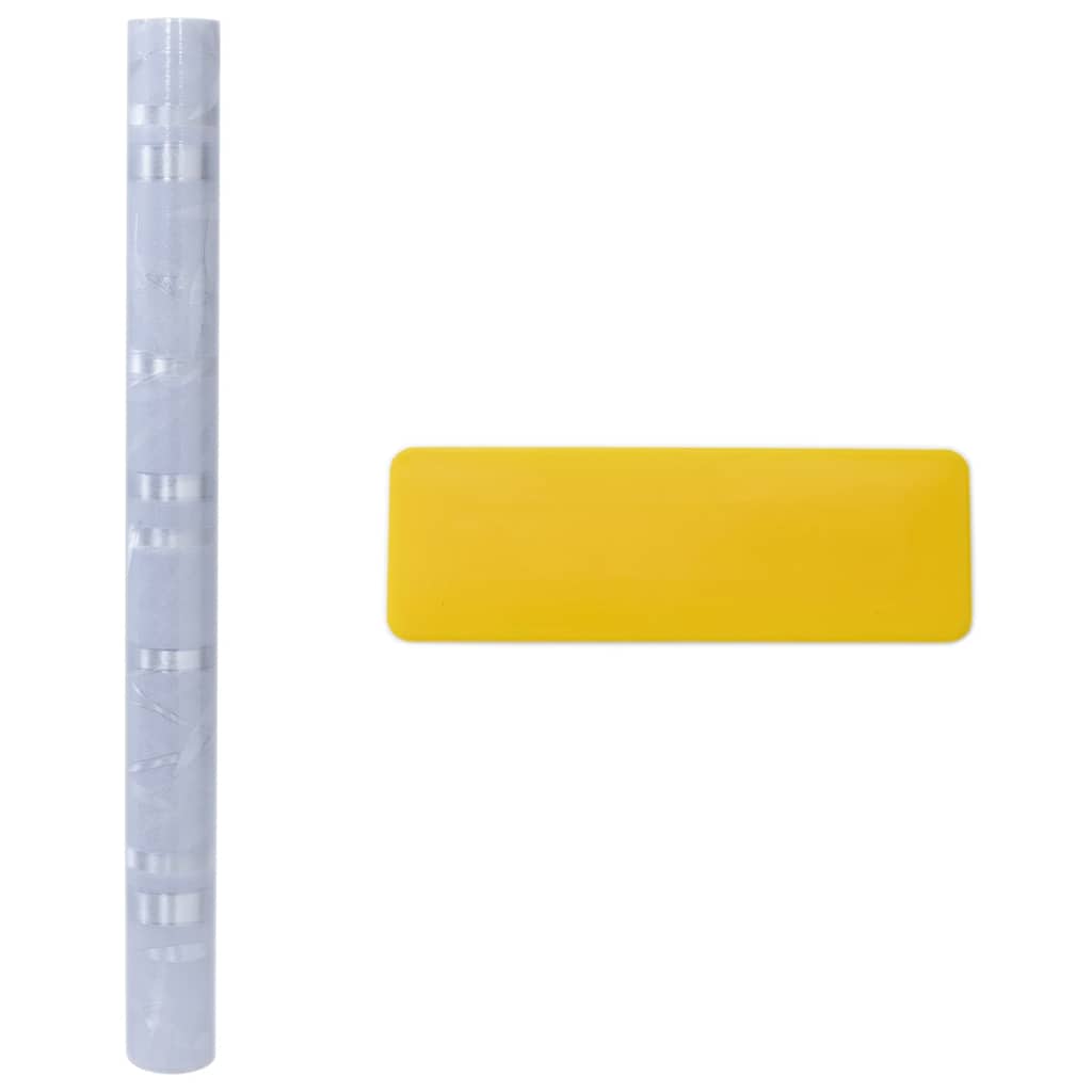 vidaXL Window Films 2 pcs Frosted Bamboo Pattern PVC