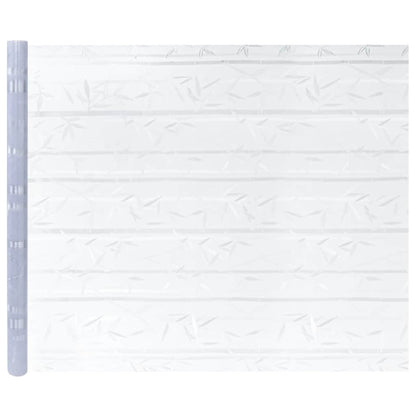 vidaXL Window Films 4 pcs Frosted Bamboo Pattern PVC