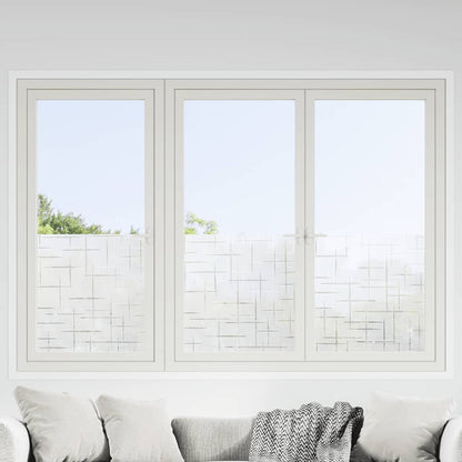 vidaXL Window Films 4 pcs Frosted Star Pattern PVC