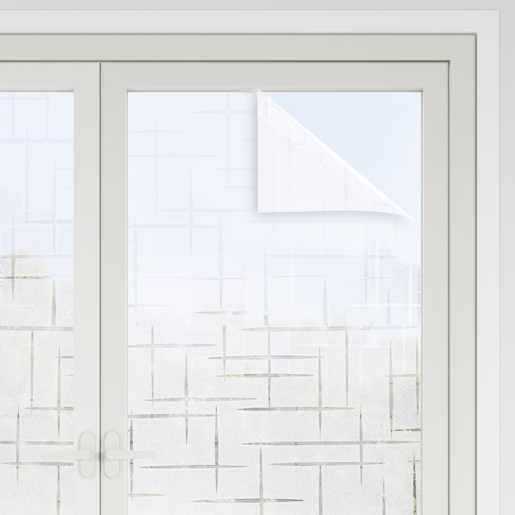 vidaXL Window Films 2 pcs Frosted Star Pattern PVC