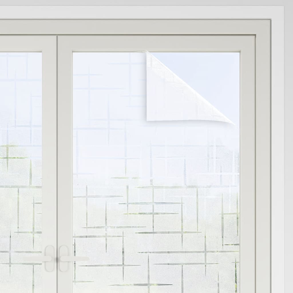 vidaXL Window Films 2 pcs Frosted Star Pattern PVC