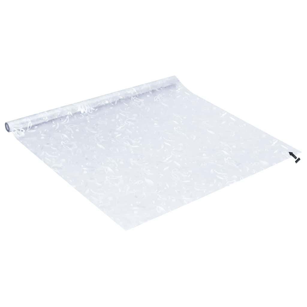 vidaXL Window Films 2 pcs Frosted Flower Pattern PVC