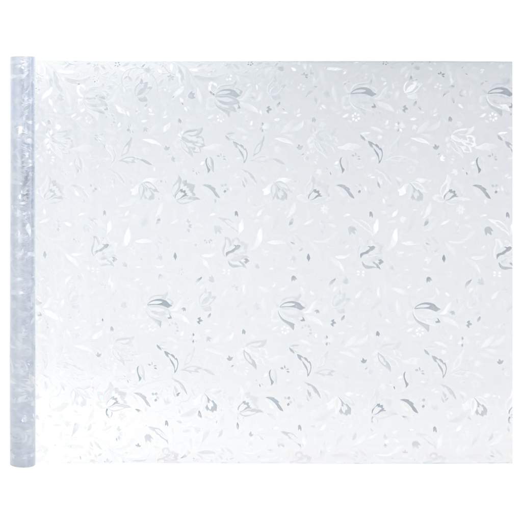 vidaXL Window Films 2 pcs Frosted Flower Pattern PVC