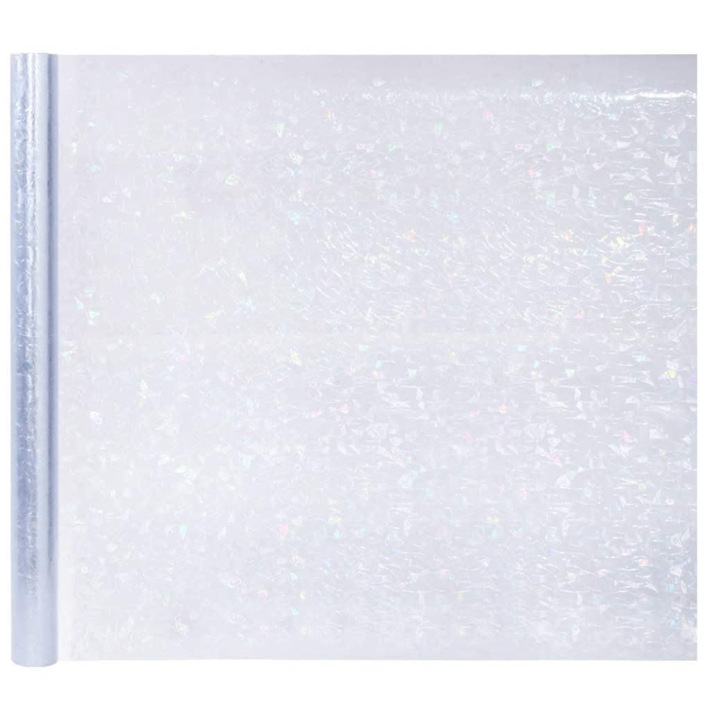 vidaXL Window Films 3 pcs Frosted 3D Rainbow Pattern PVC