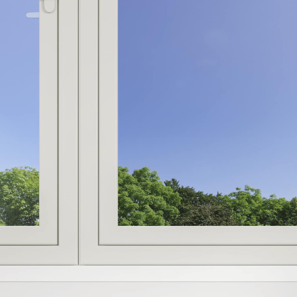 vidaXL Solar Films 3 pcs Static Reflective Effect Silver PVC