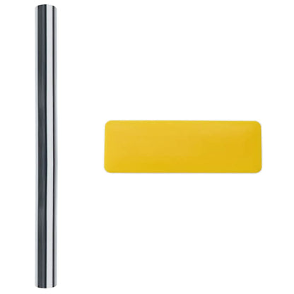 vidaXL Solar Films 3 pcs Static Reflective Effect Silver PVC