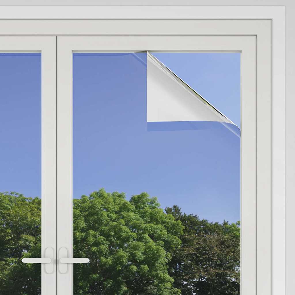 vidaXL Solar Films 5 pcs Static Reflective Effect Silver PVC