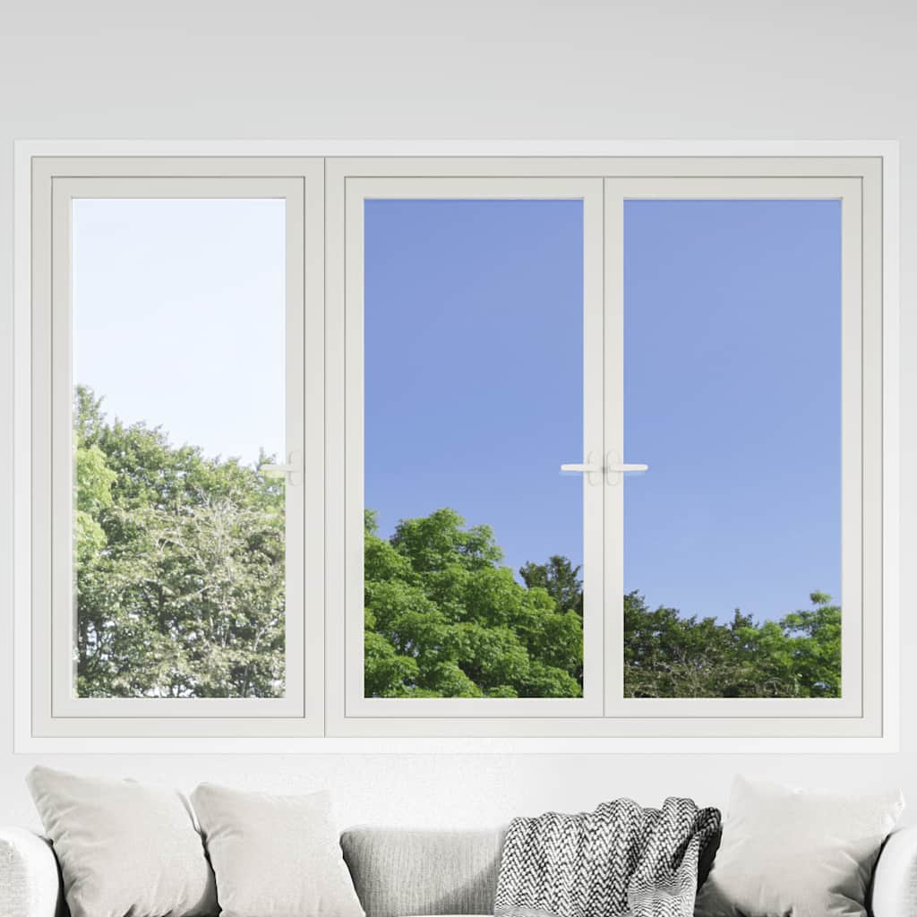 vidaXL Solar Films 5 pcs Static Reflective Effect Silver PVC